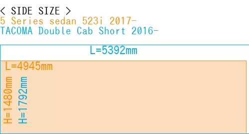 #5 Series sedan 523i 2017- + TACOMA Double Cab Short 2016-